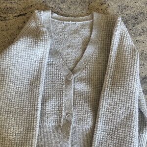 American Eagle Outfitters Light Gray Women's Cardigan